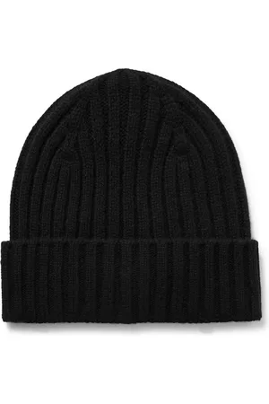 Mr P. Cairn Ribbed Cashmere Beanie