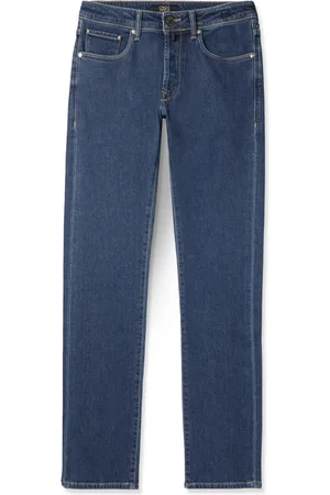 Incotex Division Slim-Fit Logo-Appliquéd Jeans