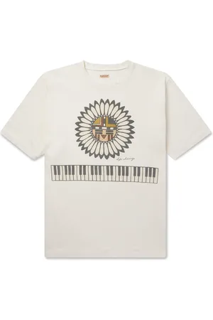 KAPITAL Printed Cotton-Jersey T-Shirt