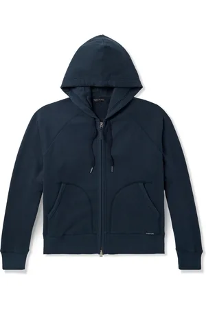 Tom Ford Slim-Fit Cotton-Blend Jersey Zip-Up Hoodie