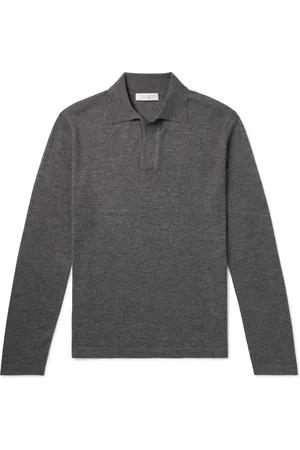 GABRIELA HEARST Frome Slim-Fit Cashmere Polo Shirt