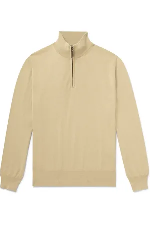 CANALI Cotton Half-Zip Sweater