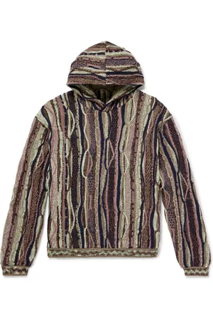 KAPITAL Gaudy Knitted Hoodie