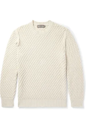 CANALI Slim-Fit Waffle-Knit Cotton Sweater