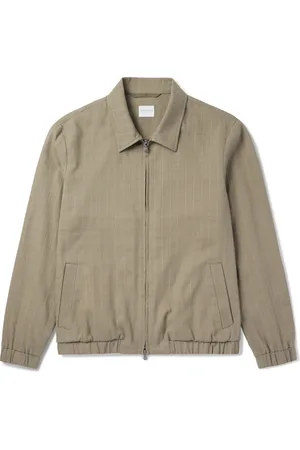 Sunspel Textured-Cotton Blouson Jacket