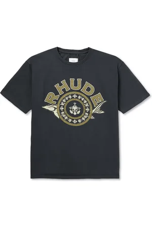 Rhude Oversized Logo-Print Cotton-Jersey T-Shirt