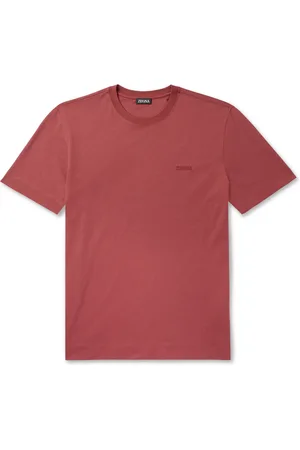 Ermenegildo Zegna Slim-Fit Logo-Embroidered Cotton-Jersey T-shirt