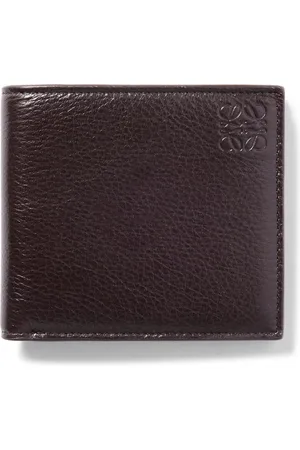 Loewe Logo-Debossed Full-Grain Leather Bifold Wallet