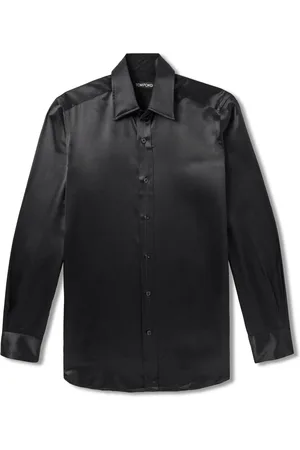 Tom Ford Slim-Fit Silk-Satin Shirt