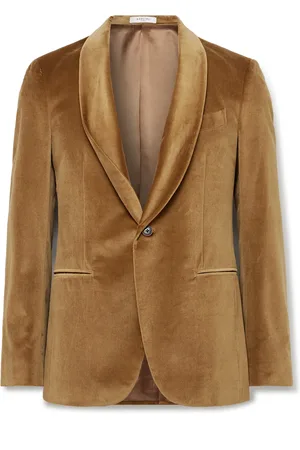 Boglioli Slim-Fit Shawl-Lapel Cotton-Velvet Tuxedo Jacket
