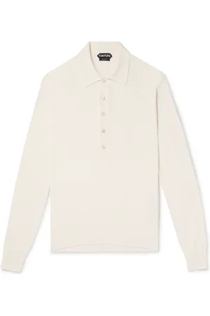 Tom Ford Ribbed Silk-Blend Polo Shirt