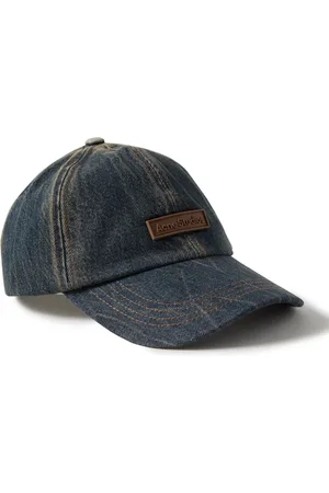 Acne Studios Carliy Matrix Logo-Appliquèd Denim Baseball Cap