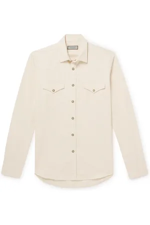 CANALI Cotton Western Shirt