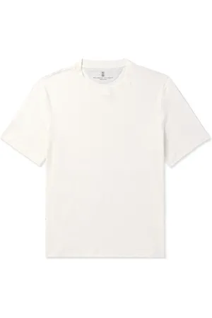 Brunello Cucinelli Linen and Cotton-Blend Jersey T-Shirt