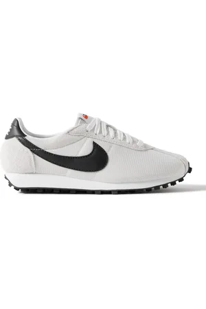 Nike LD-1000 Leather and Brushed Suede-Trimmed Mesh Sneakers