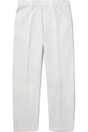 Paul Smith Straight-Leg Cotton and Linen-Blend Trousers