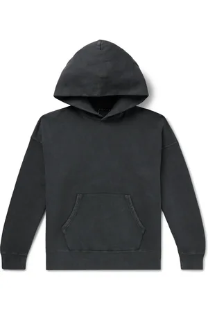 VISVIM Jumbo Garment-Dyed Cotton-Blend Jersey Hoodie
