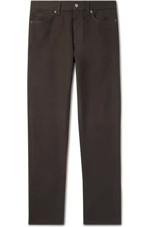 Ermenegildo Zegna City Slim-Fit Tapered Cotton and Cashmere-Blend Trousers