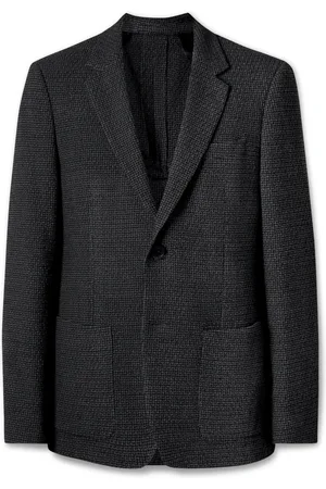 Mr P. Regular-Fit Checked Wool-Blend Bouclé Blazer