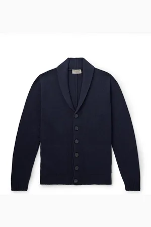 JOHN SMEDLEY Rockford Shawl-Collar Recycled-Cashmere and Merino Wool-Blend Cardigan