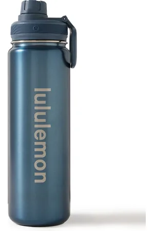 Lululemon Back to Life Logo-Print Stainless Steel Water Bottle, 710ml