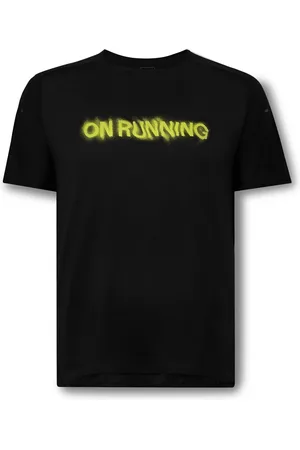 On Running Performance-T Logo-Print Stretch-Jersey and Mesh T-Shirt
