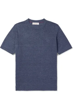 Brunello Cucinelli Linen and Cotton-Blend T-Shirt