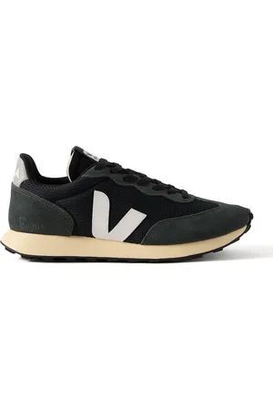 Veja Rio Branco Leather-Trimmed Alveomesh and Suede Sneakers