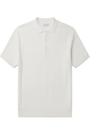 Sunspel Slim-Fit Cotton-Piqué Polo Shirt