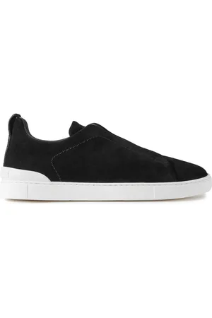 Ermenegildo Zegna Triple Stitch™ Suede Slip-On Sneakers