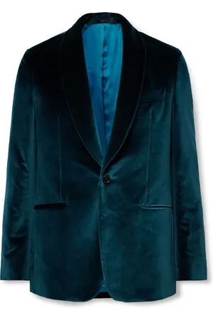 Paul Smith Shawl-Collar Cotton-Velvet Tuxedo Jacket