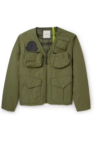 Moncler Pharrell Williams Convertible Cotton-Blend Shell Down Jacket