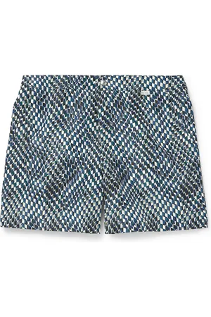 Paul Smith Optic Straight-Leg Mid-Length Printed Recycled Swim Shorts