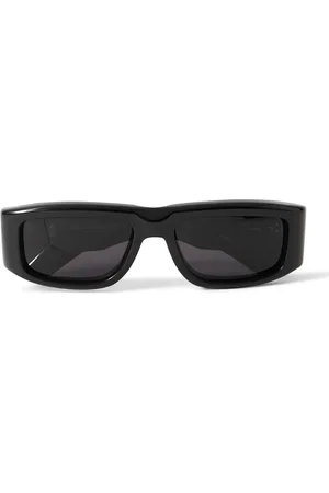 JACQUES MARIE MAGE Romi Rectangular-Frame Acetate Sunglasses