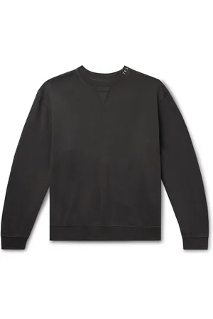THE ELDER STATESMAN Daily Crew Cotton and Cashmere-Blend Jersey Sweatshirt