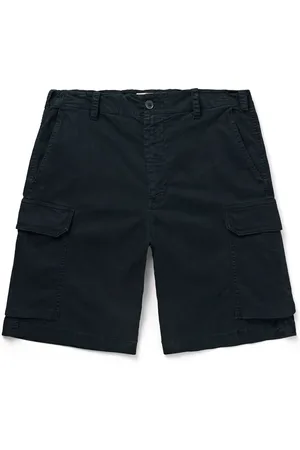 NILI LOTAN Maclin Slim-Fit Straight-Leg Cotton-Blend Twill Cargo Shorts