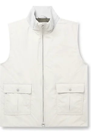 VALSTAR Caddy Stretch-Jersey Trimmed Padded Shell Gilet
