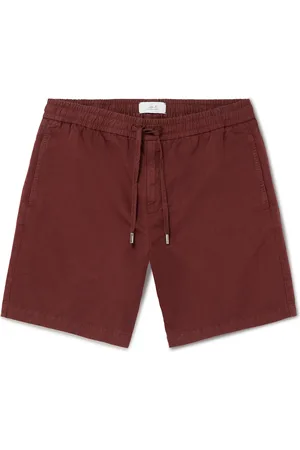 Mr P. Straight-Leg Cotton and Linen-Blend Drawstring Shorts