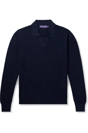 Ralph Lauren Johnny Silk and Cotton-Blend Polo Shirt
