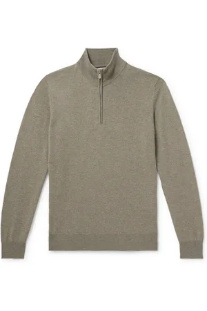 Brunello Cucinelli Cashmere Half-Zip Sweater