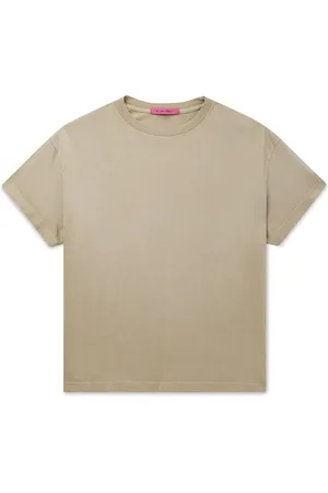 THE ELDER STATESMAN Sun-Bleached Pica Cotton and Cashmere-Blend Jersey T-Shirt
