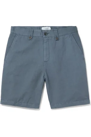 Mr P. Wide-Leg Cotton and Linen-Blend Bermuda Shorts