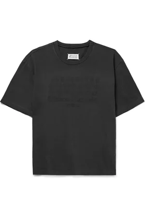 Maison Margiela Logo-Embroidered Cotton-Jersey T-Shirt