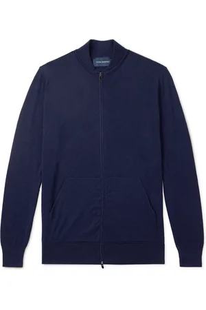 Thom Sweeney Cotton and Cashmere-Blend Bomber Jacket