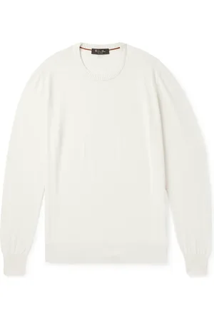 Loro Piana Cotton and Silk-Blend Piqué Sweater