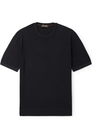 Loro Piana Slim-Fit Cotton and Silk-Blend Piqué T-Shirt