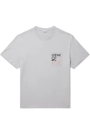 Loewe Logo-Embroidered Cotton-Jersey T-Shirt