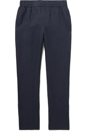 Orlebar Brown Cornell Slim-Fit Straight-Leg Washed Linen Trousers
