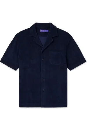 Ralph Lauren Riviera Camp-Collar Cotton and Modal-Blend Terry Shirt