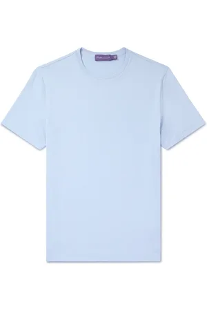 Ralph Lauren Logo-Embroidered Cotton-Lisle T-Shirt